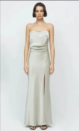 Bec + Bridge Nadia Maxi Ecru Gown Silver Size 8 for rent on The Volte - image 2