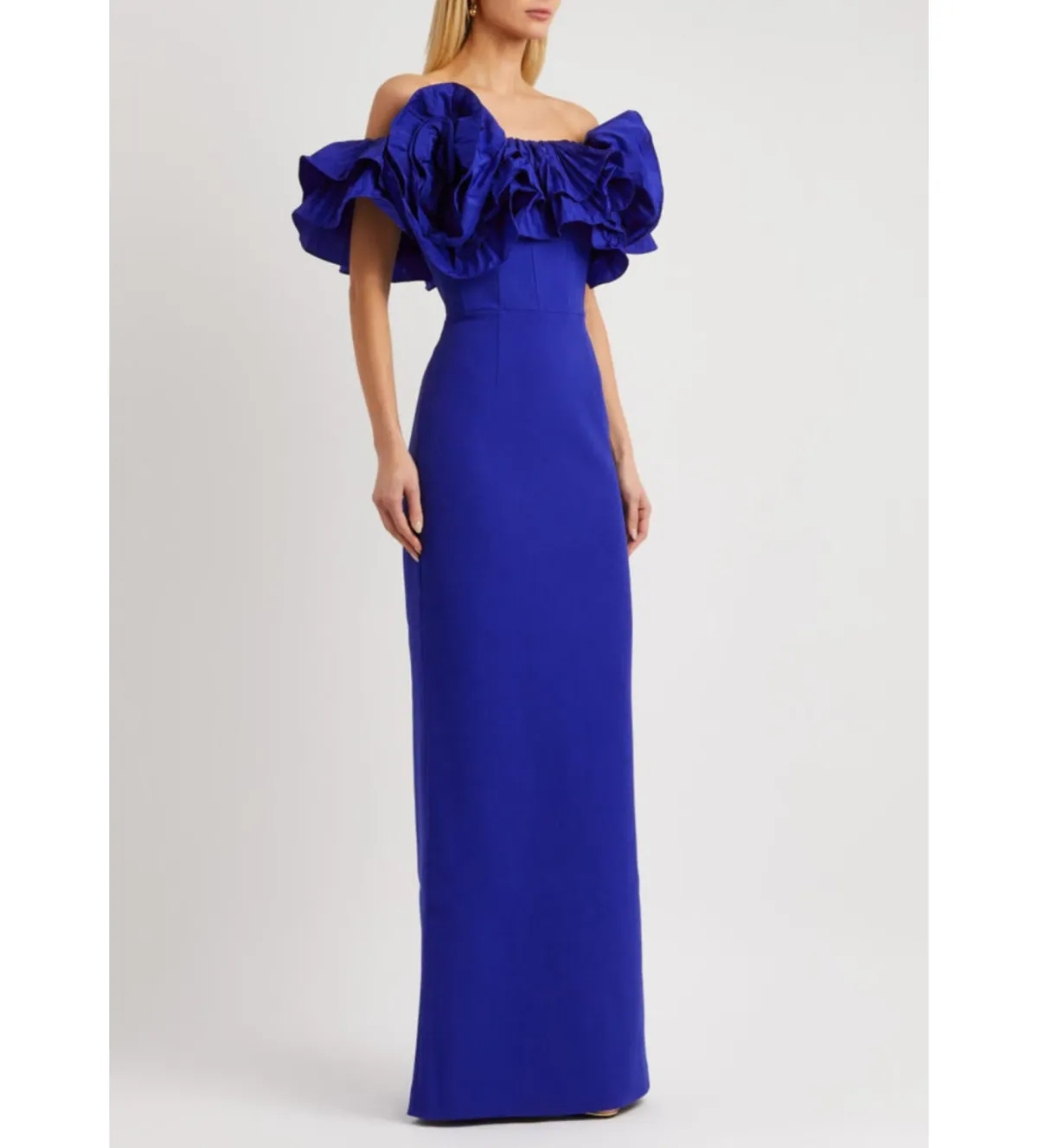 Rebecca Vallance Cora Gown Blue Size 14 - Image 1