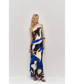 Aje Studio Lyra Maxi Dress Mystic Tide Size M / AU 10 for rent on The Volte - image 1