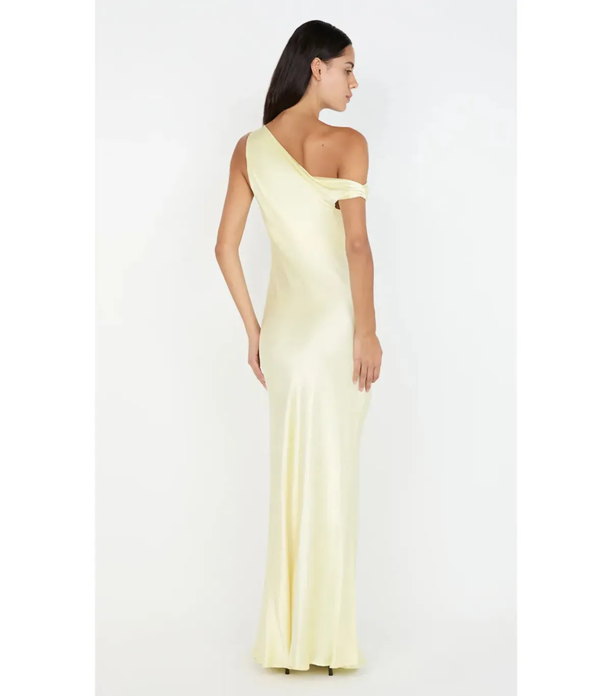 Bec & Bridge Sol Asym Maxi Dress Ice Yellow Size AU 8 - Image 2