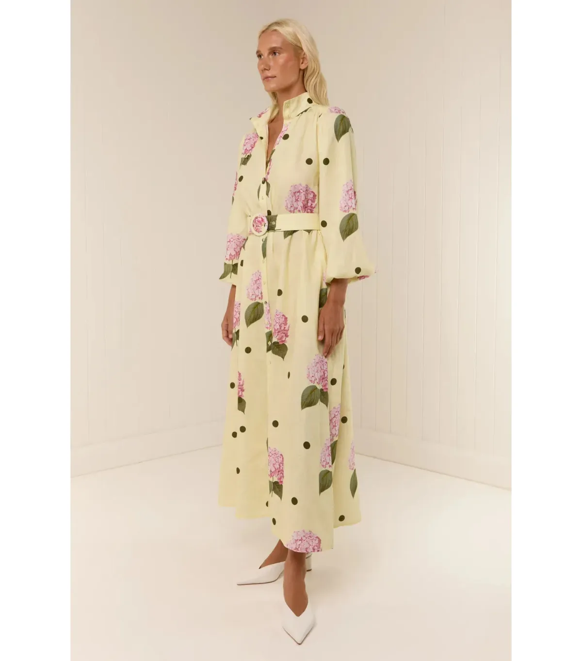 Palm Noosa Noddy Midi Dress Portofino Polka Dot Size AU 12 - Image 2