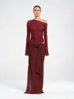 Benni Nova Maxi Dress Red Size AU 8 for rent on The Volte - image 1