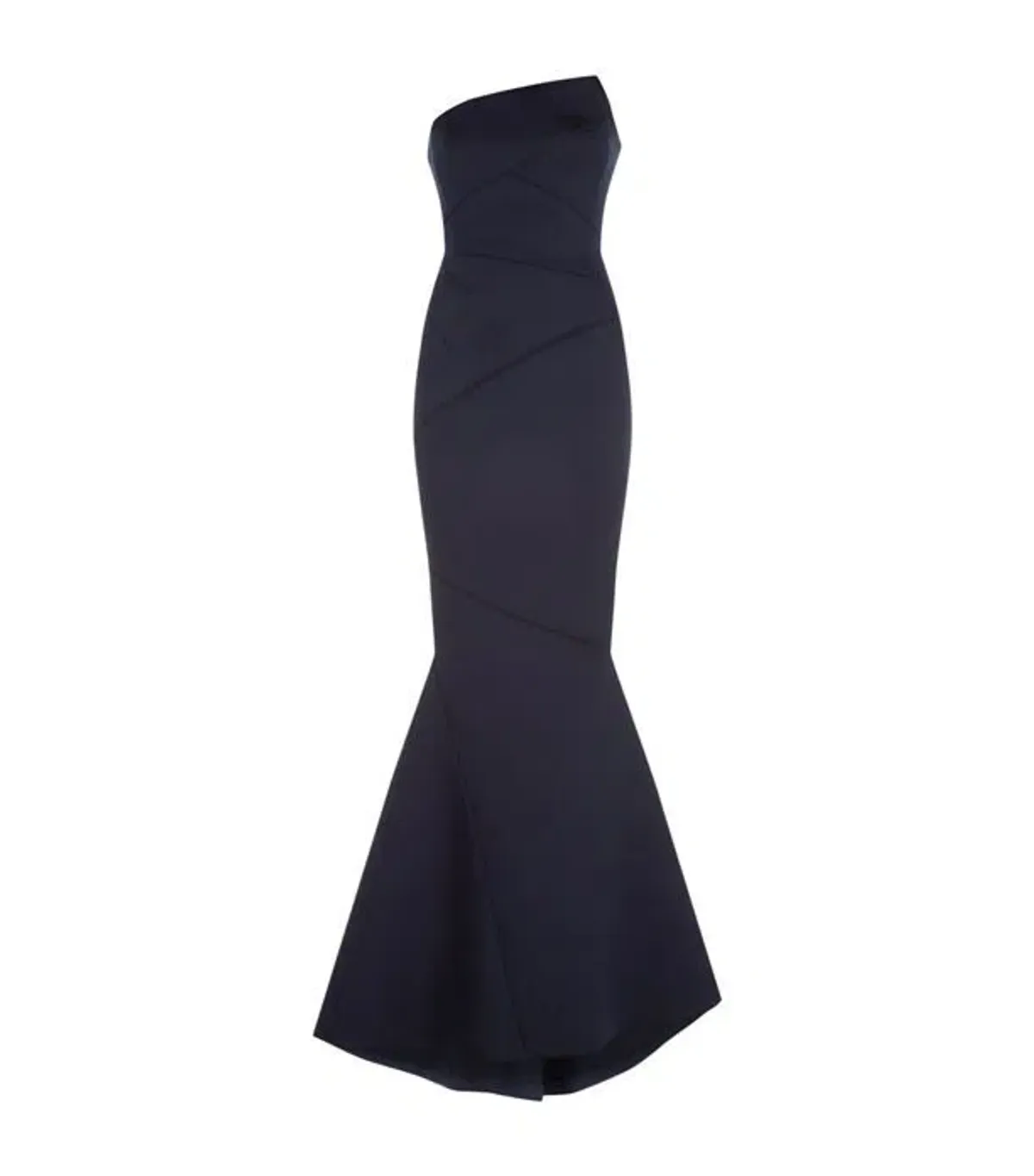 Rachel Gilbert Adelia Strapless Maxi Gown Navy Size 6 - Image 2