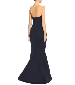 Rachel Gilbert Adelia Strapless Maxi Gown Navy Size 6 for rent on The Volte - image 3