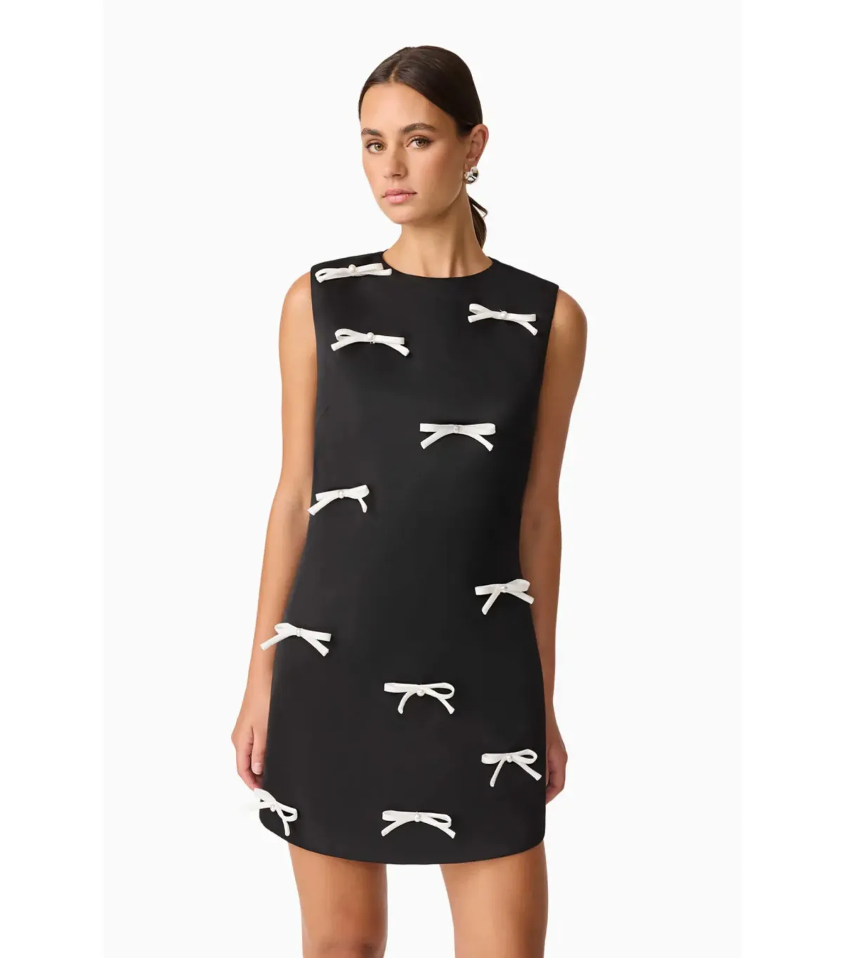 Elliatt Ursula Mini Dress Black Size AU 10 - Image 2