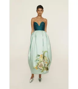Alémais Alémais Anita Maxi Gown Green Size AU 8 for rent on The Volte - image 1