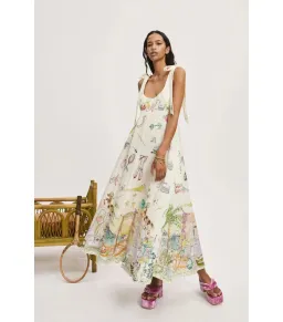 Alémais Anouk Ballet Midi Sundress Print Size AU 4 for rent on The Volte - image 1