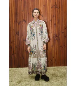 Alémais Antoinette Maxi Shirtdress Print Size AU 10 for rent on The Volte - image 1