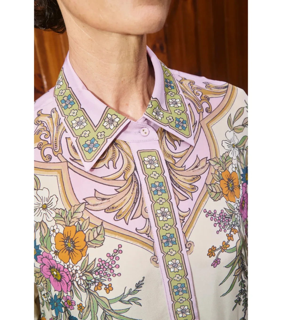 Alémais Antoinette Maxi Shirtdress Print Size AU 10 - Image 4