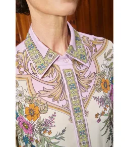 Alémais Antoinette Maxi Shirtdress Print Size AU 10 for rent on The Volte - image 4