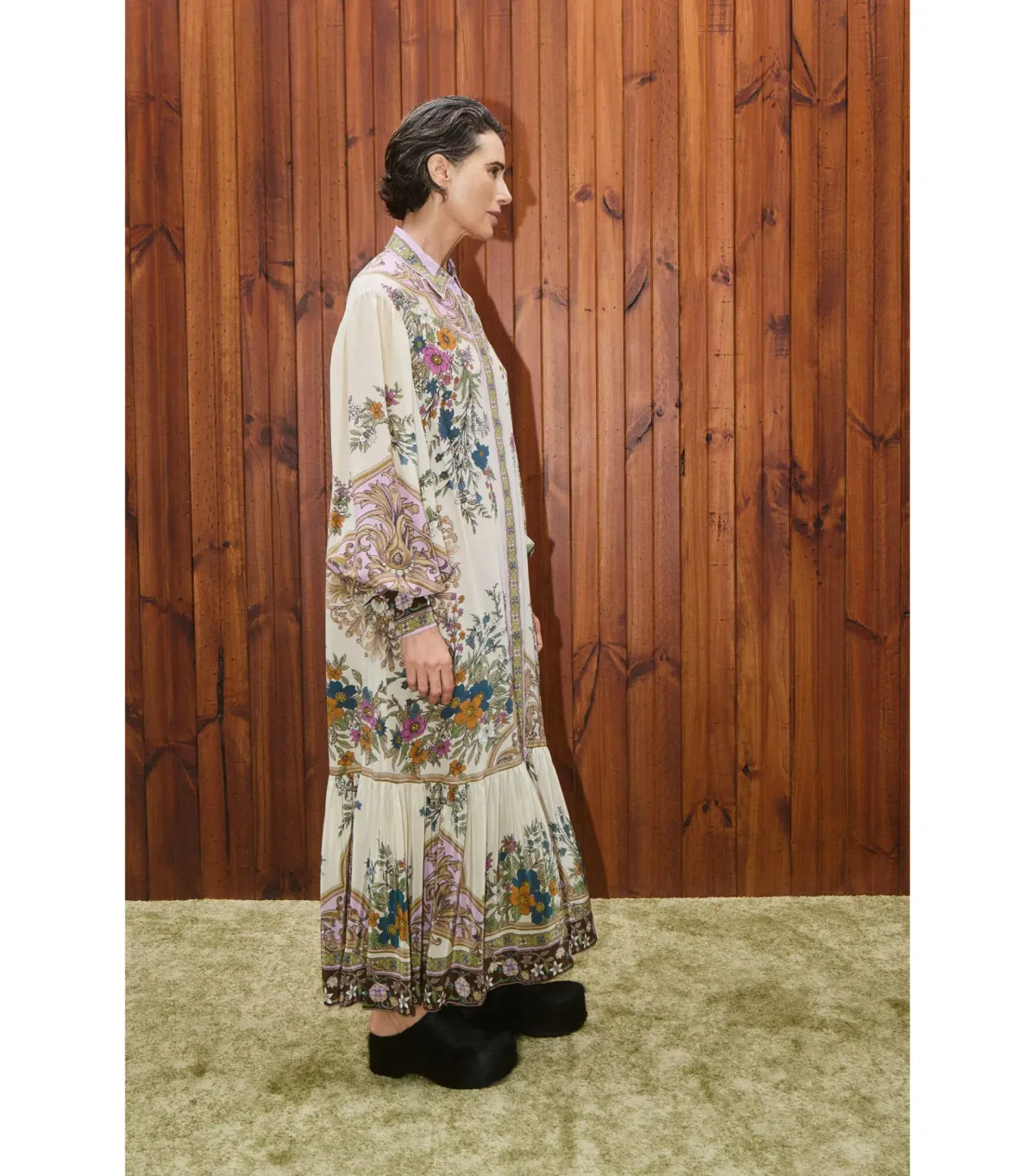Alémais Antoinette Maxi Shirtdress Print Size AU 10 - Image 2