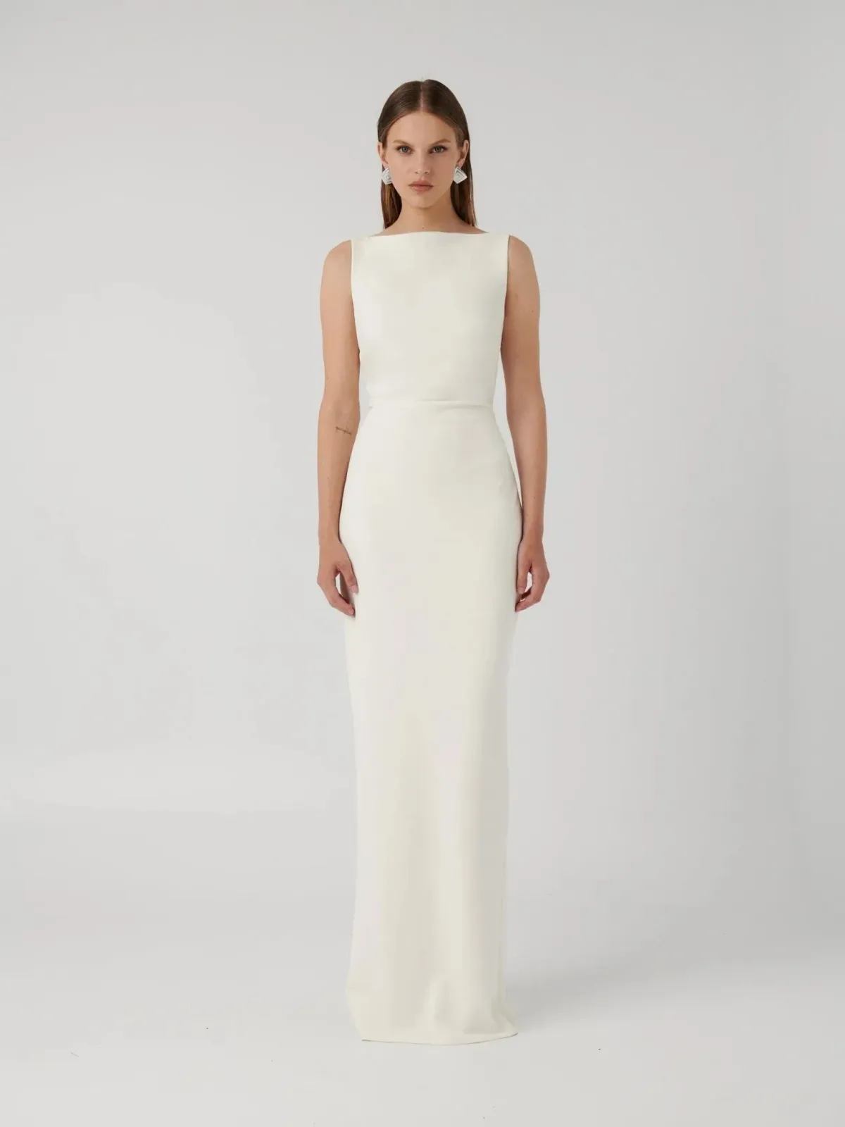 Effie kats Verona Gown Ivory Size 6 - Image 1