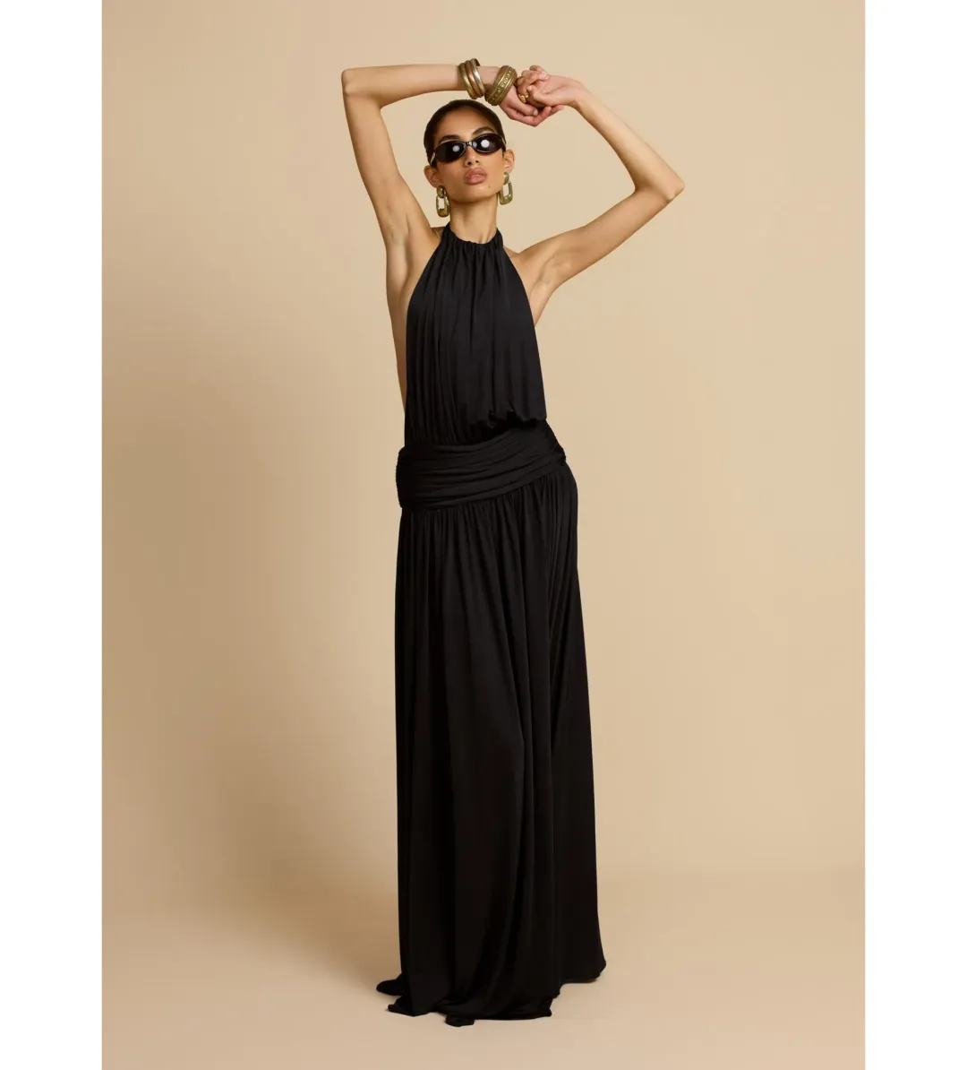 Arcina Ori Santina Dress Black Size 8 for rent on The Volte - main image