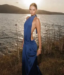 At First Sight Reef Dress Blue Size 8 for rent on The Volte - image 1