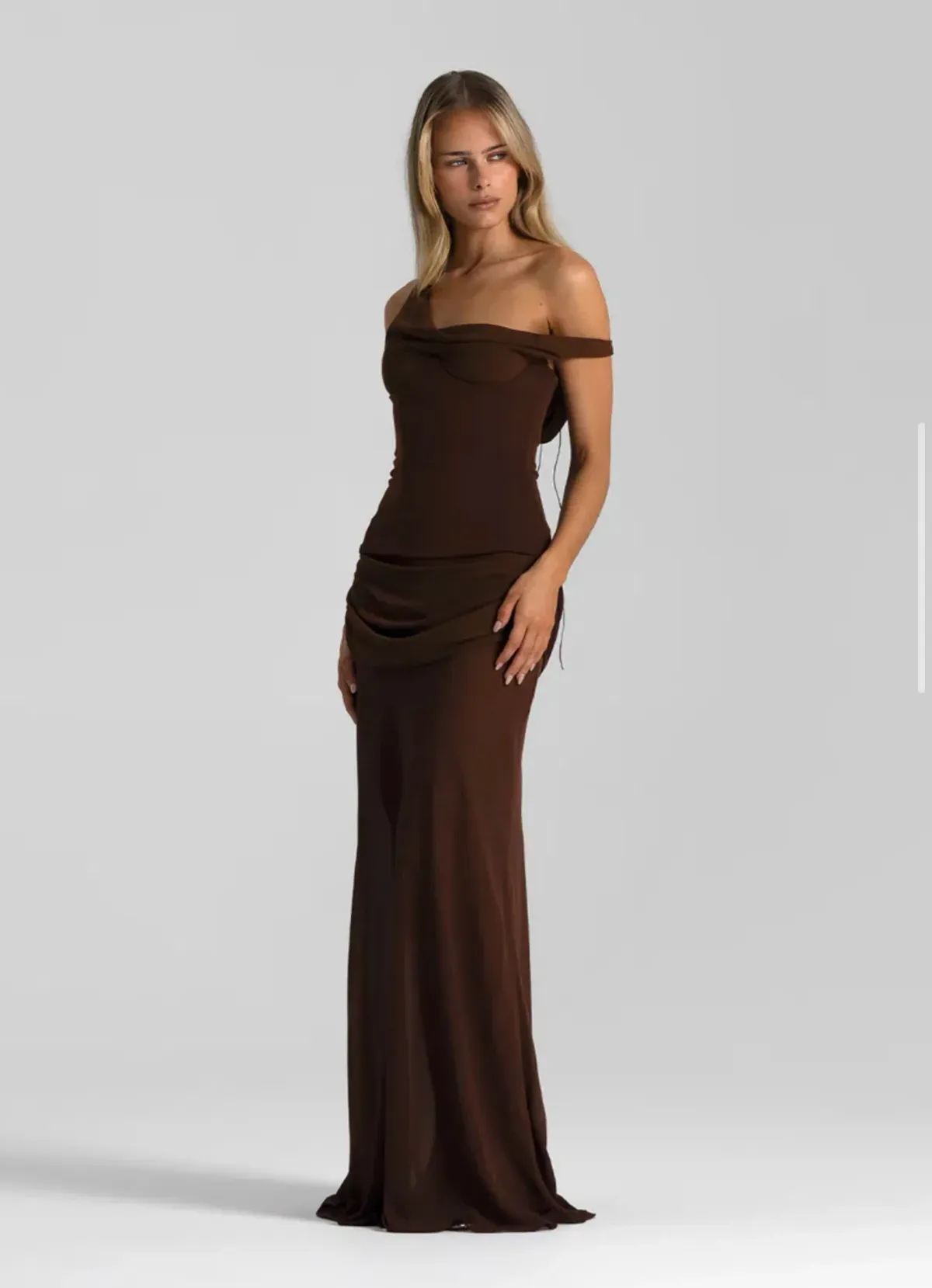 Natalie Rolt Cadence Maxi in Espresso Chocolate Size 1/ AU 8 - Image 7