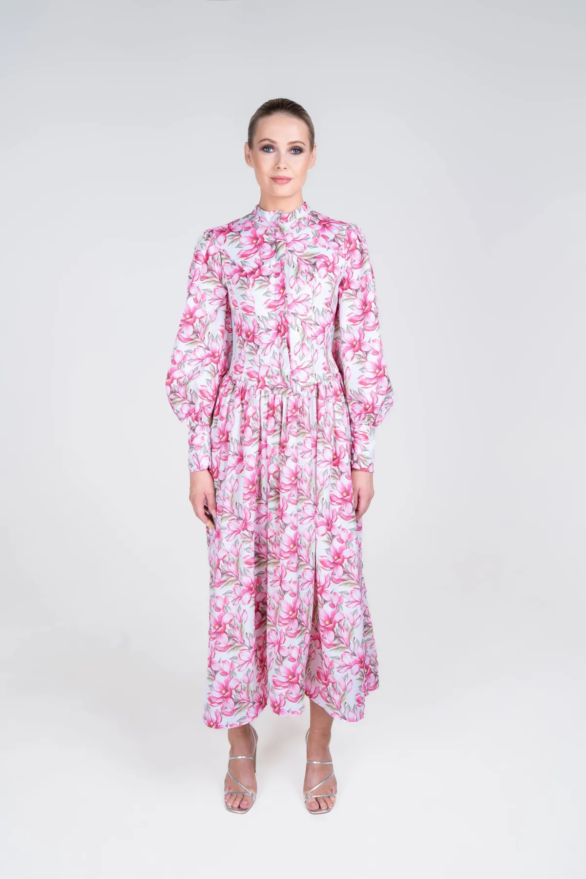 Justin Tong Tamera Dress Multi Size 10 for rent on The Volte - main image