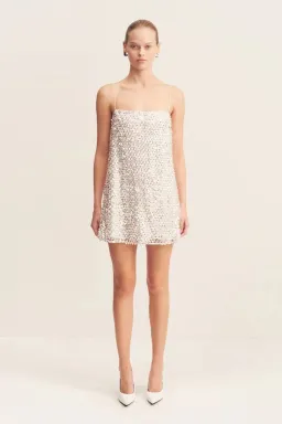 SHONA JOY ASTERI MINI / SILVER SEQUIN / SIZE 12 for rent on The Volte - image 3