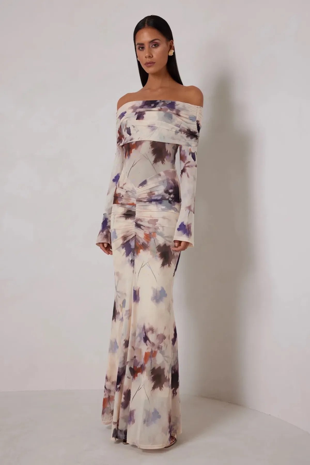 Elle Zeitoune Paige Watercolour Bloom Size 10 - Image 1