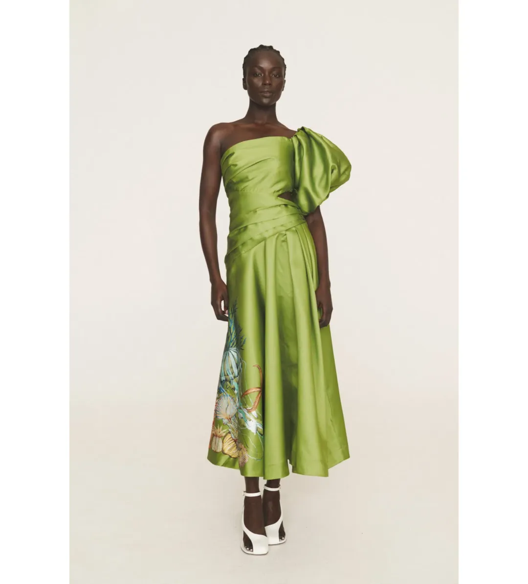 Alémais Aquatica Maxi Gown Green Size AU 8 for rent on The Volte - main image