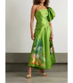 Alémais Aquatica Maxi Gown Green Size AU 8 for rent on The Volte - image 2
