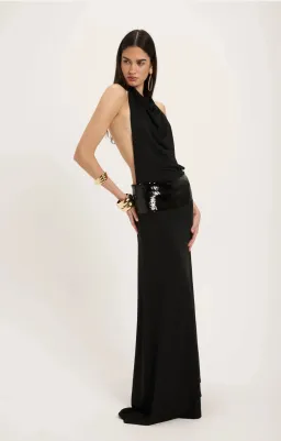 Ance Gria Adele Gown Black Size S/Au 8 for rent on The Volte - image 2