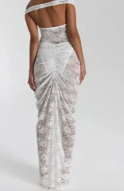 Natalie Rolt Aubrey Dress White Size 8 for rent on The Volte - image 2