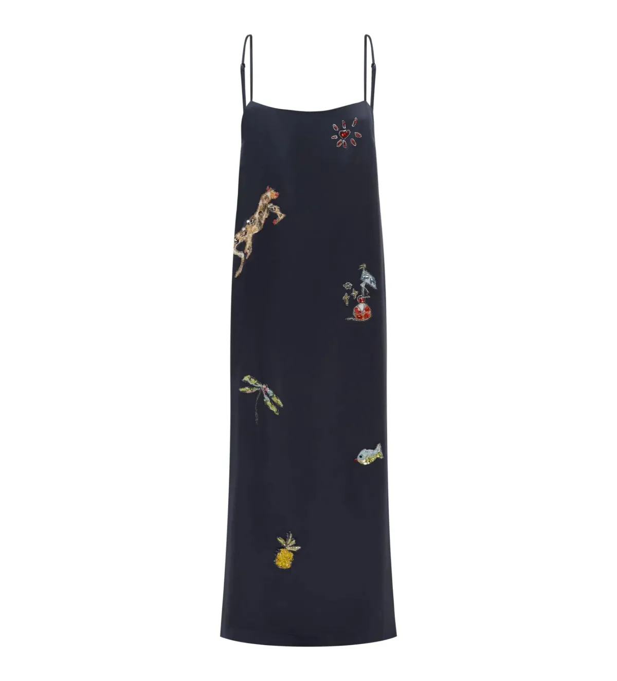 Alémais Fontaine Slip Midi Dress Print Size 4 - Image 2