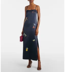Alémais Fontaine Slip Midi Dress Print Size 6 for rent on The Volte - image 1