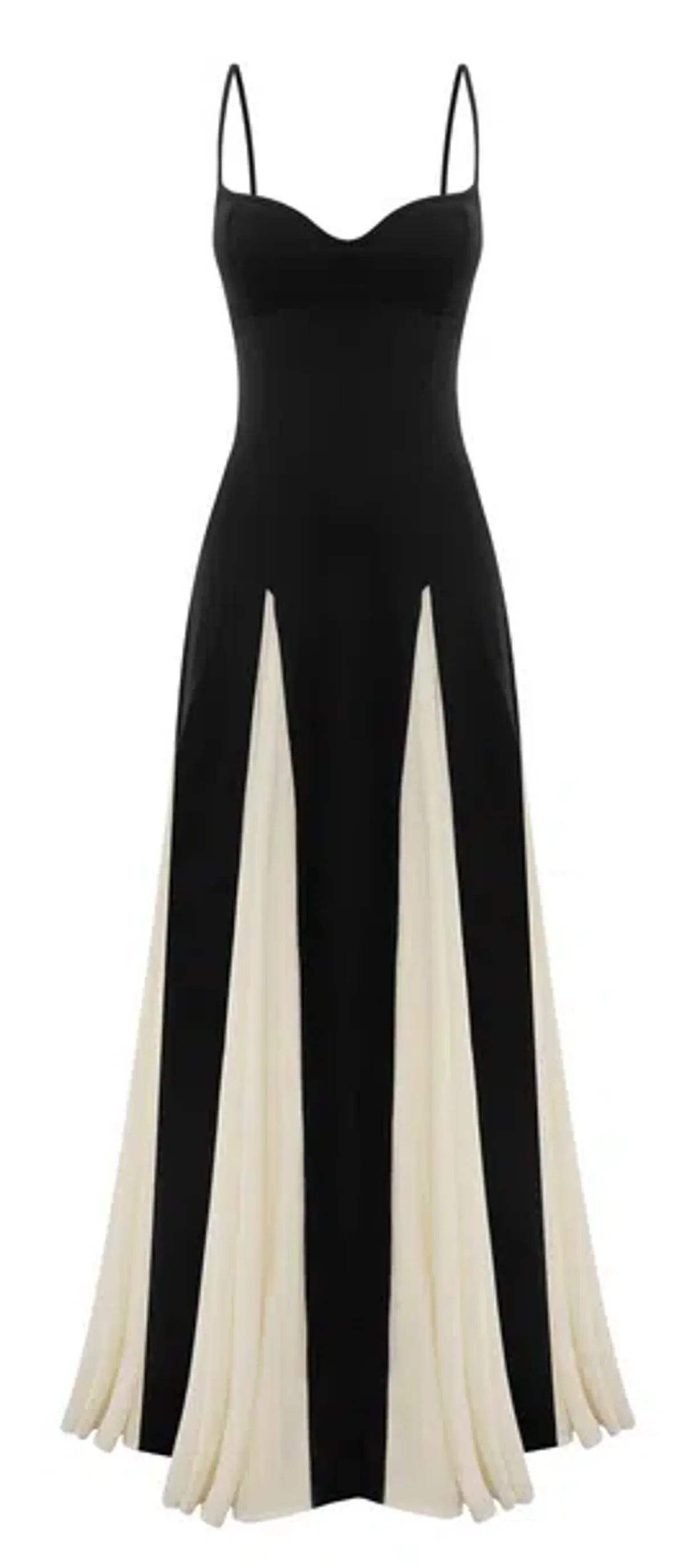 Arcina Ori Paloma Maxi Dress Black & Cream Size M/10 - Image 4