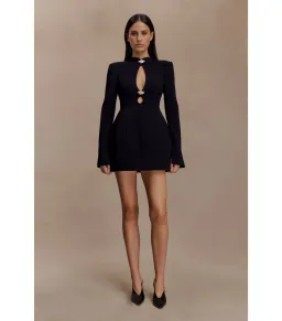 Meshki Michelle Mini Dress Black Size S / AU 8 for rent on The Volte - image 1