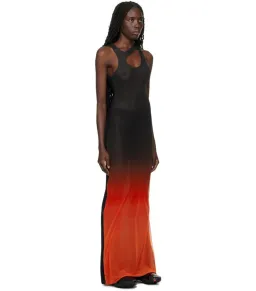 Ottolinger Gradient Maxi Dress Black/Red Size S / AU 8 for rent on The Volte - image 2