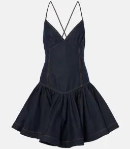 Zimmermann Crush denim minidress size 3/AU14 for rent on The Volte - image 5