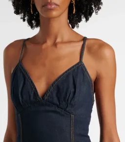 Zimmermann Crush denim minidress size 3/AU14 for rent on The Volte - image 2