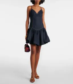 Zimmermann Crush denim minidress size 3/AU14 for rent on The Volte - image 1