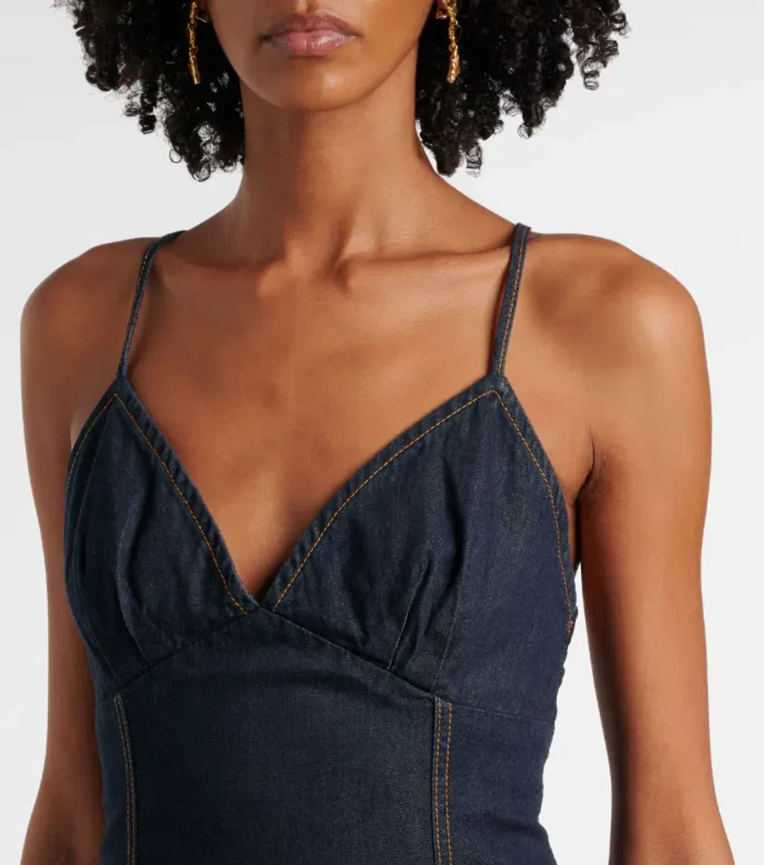 Zimmermann Crush denim minidress size 4/AU16 for rent on The Volte - main image