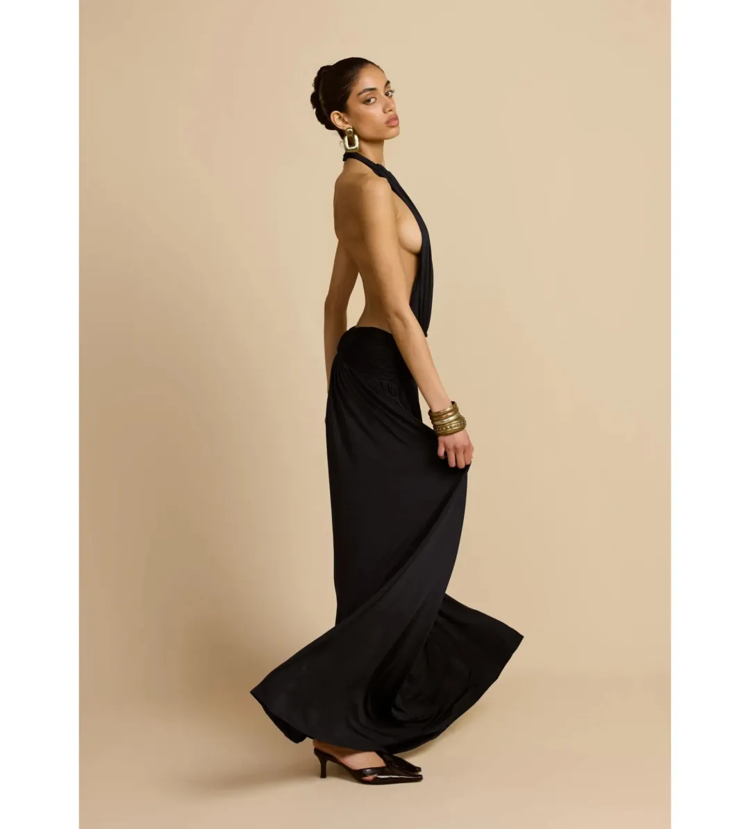 Arcina Ori Santina dress in black size 8 for rent on The Volte - main image