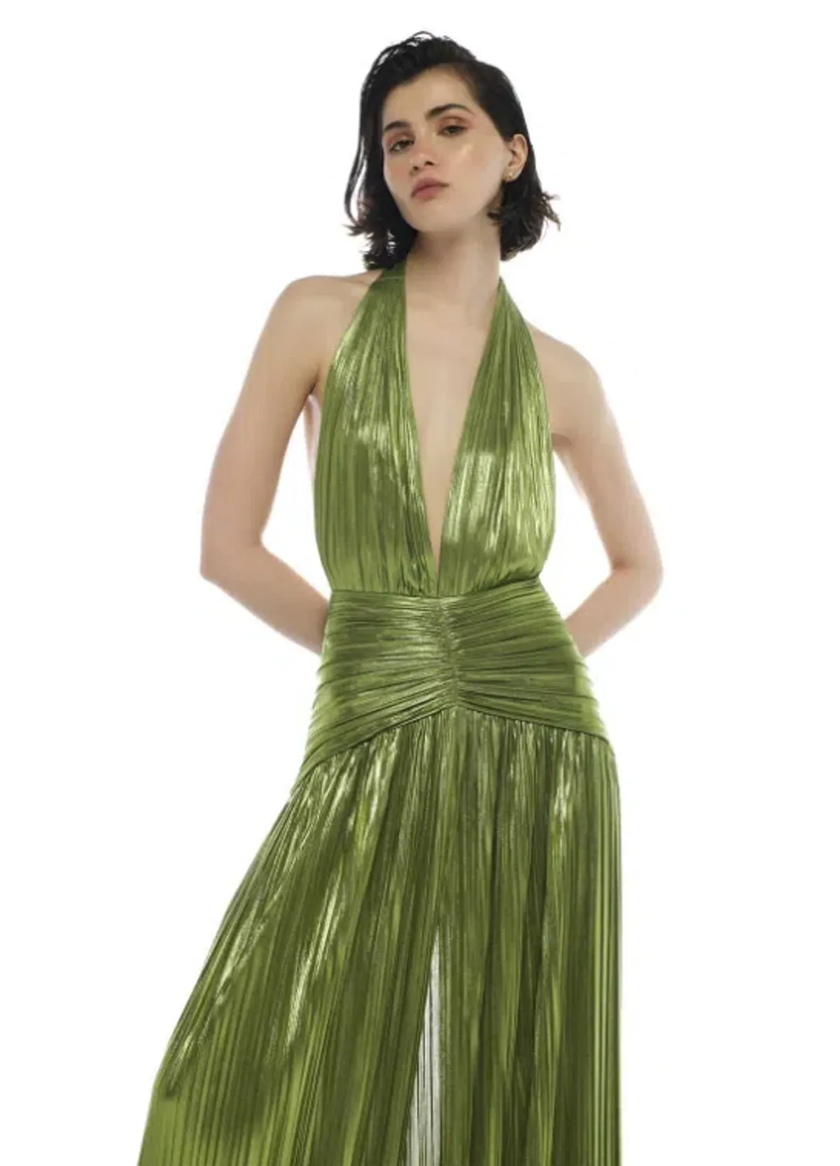 Copurs Sitara Maxi Dress Green Size 8 - Image 3