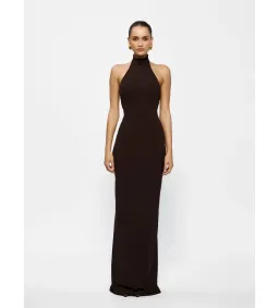 Effie Kats Rhi Gown Coffee Brown Size S/AU 8 for rent on The Volte - image 1