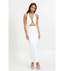Lexi Pirro Midi Dress in White Size AU 8 for rent on The Volte - image 1