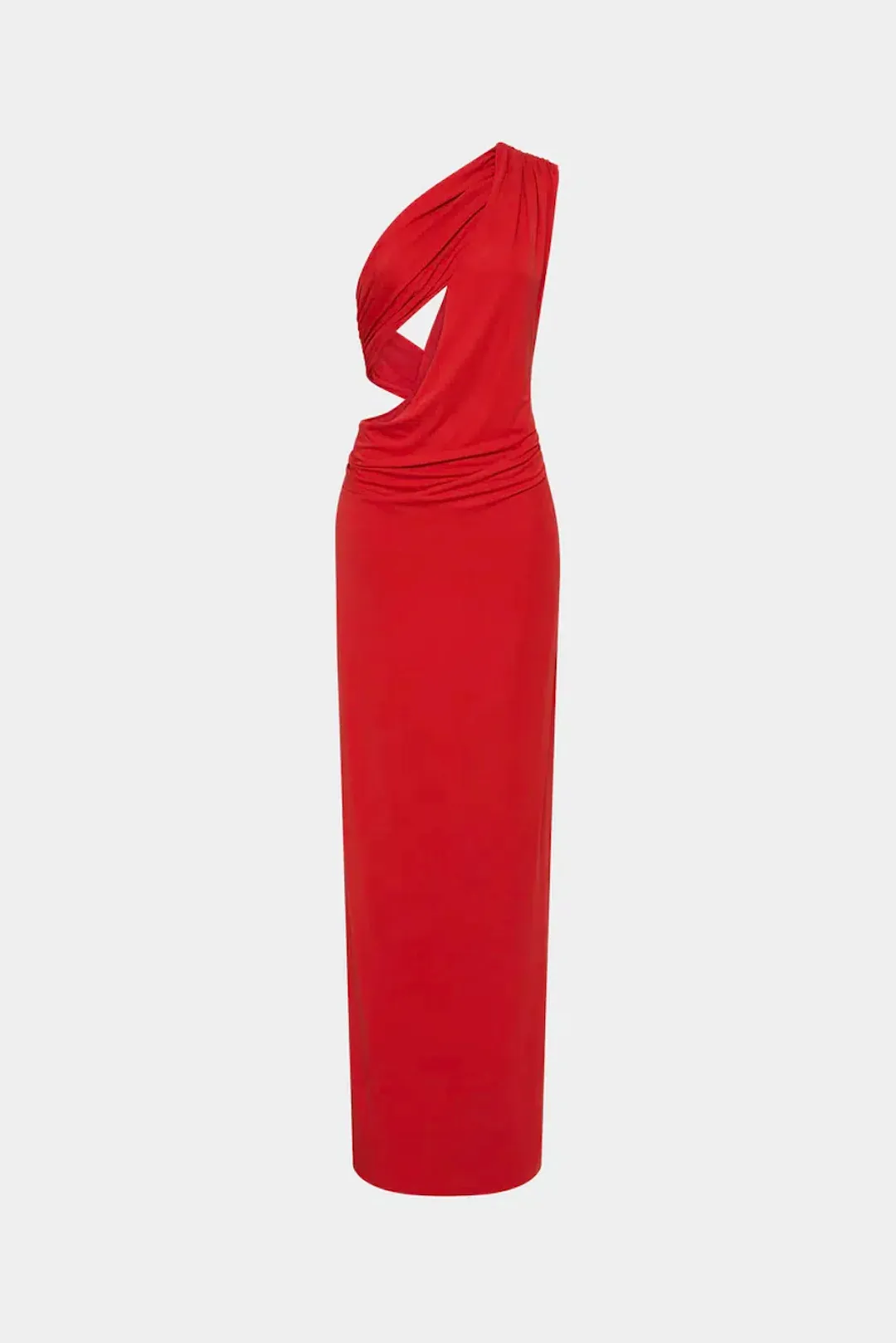 Misha The Solstice Cupro Maxi Dress in Cherry Red Size XS / AU 6 for rent on The Volte - main image