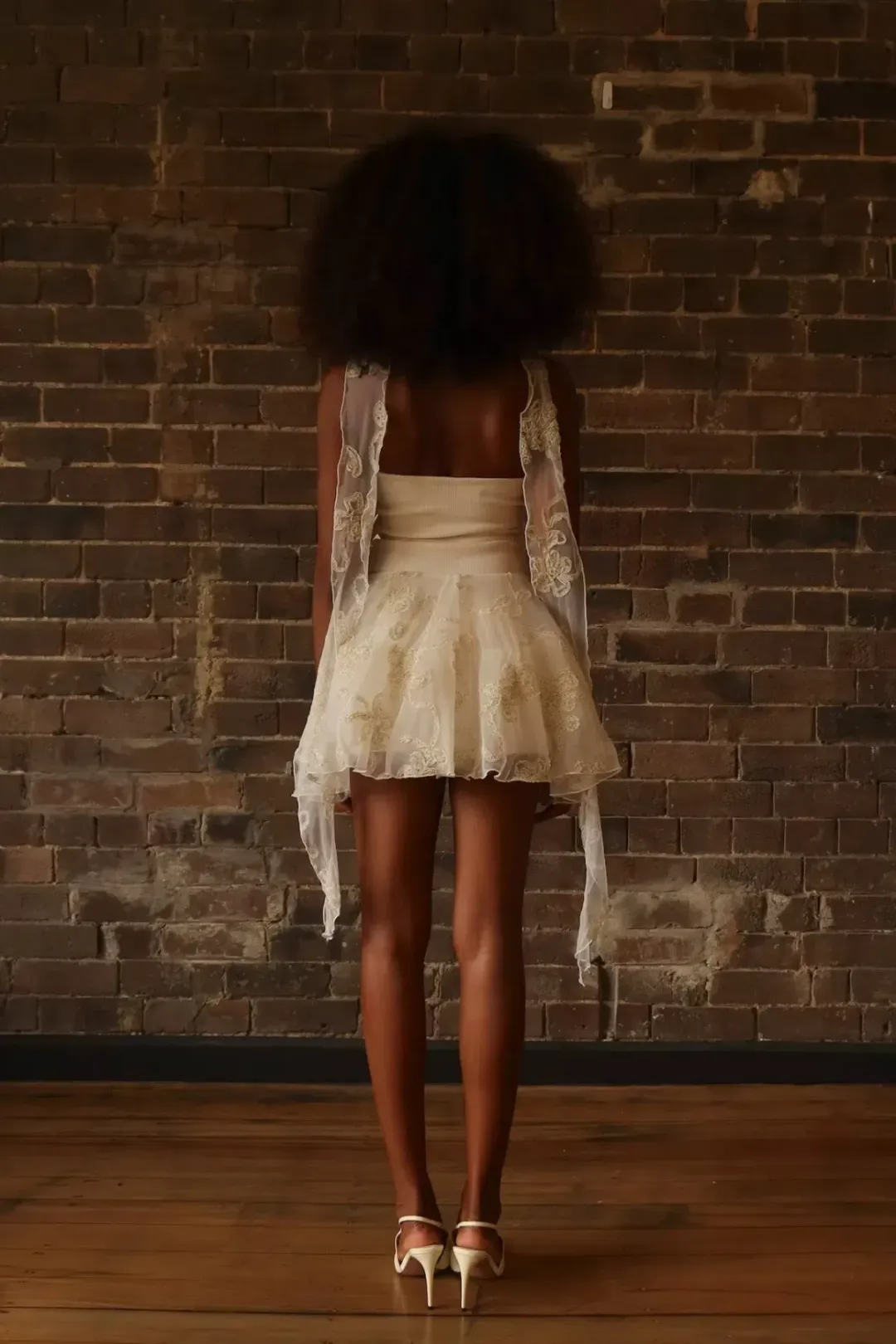23rd & Madison Nina Dress Ivory Size AU 8 for rent on The Volte - main image