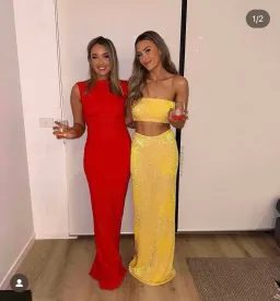Natalie Rolt Desiree Set Yellow Size AU 8 for rent on The Volte - image 2
