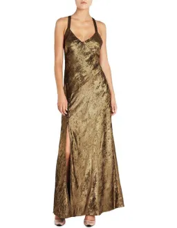 Sass & Bide Higher Love Dress Gold Size 6 for rent on The Volte - image 1