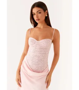 Peppermayo Exclusive Romy Maxi Dress Pink Size AU 4 for rent on The Volte - image 3