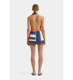 Sir The Label Dazed Wrap Halter Mini Dress Studio Print Size 0 / AU 6 for rent on The Volte - image 2