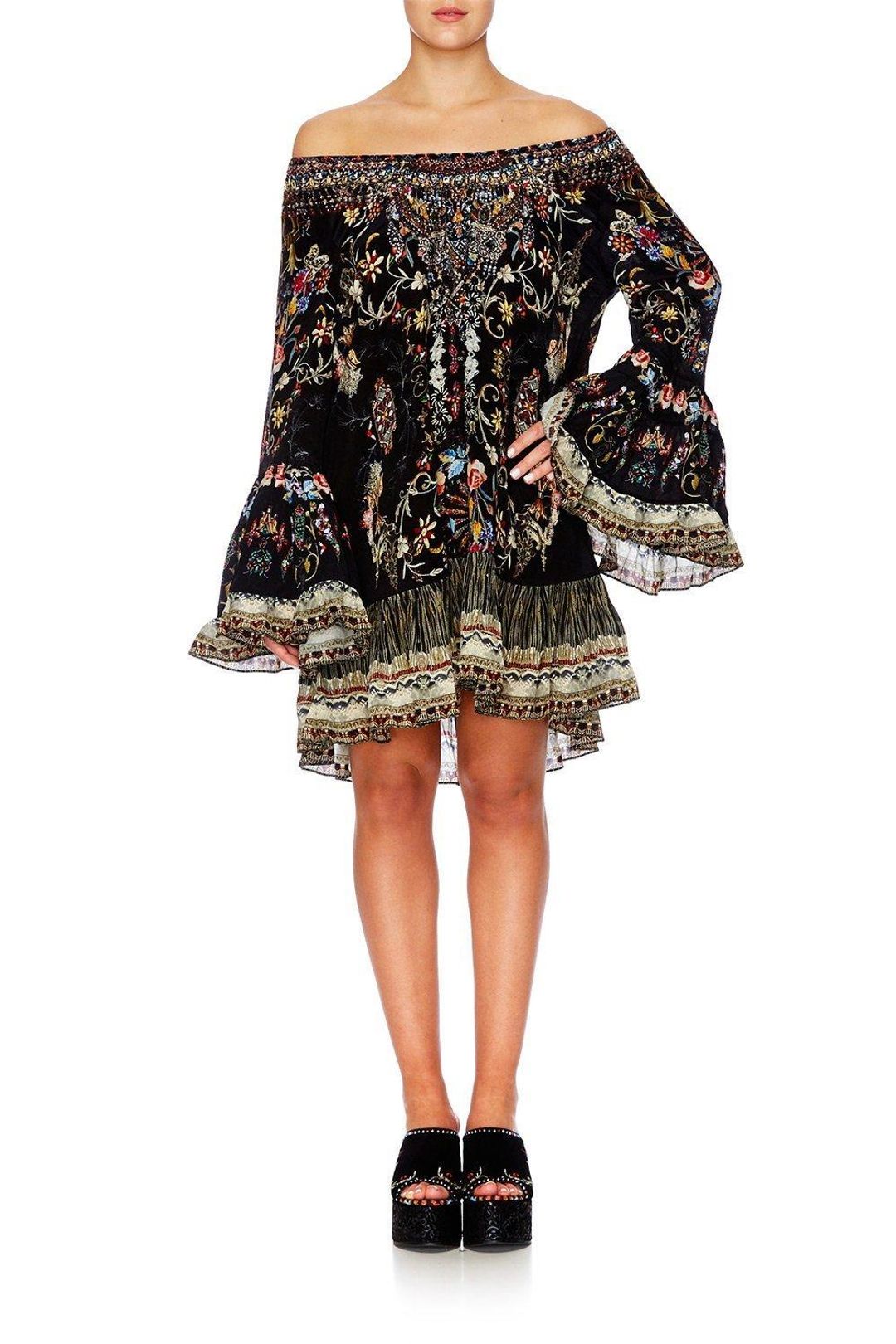 CAMILLA Dancing In The Dark A-Line Frill Dress size 8 for rent on The Volte - main image
