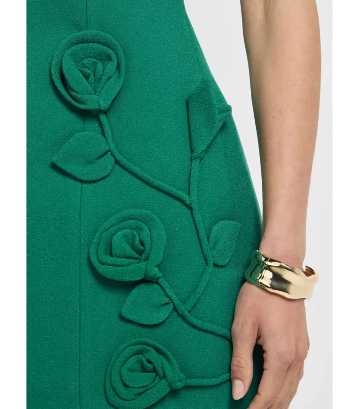 Sheike Maya Mini Dress Jade Green Size AU 6 - Image 4