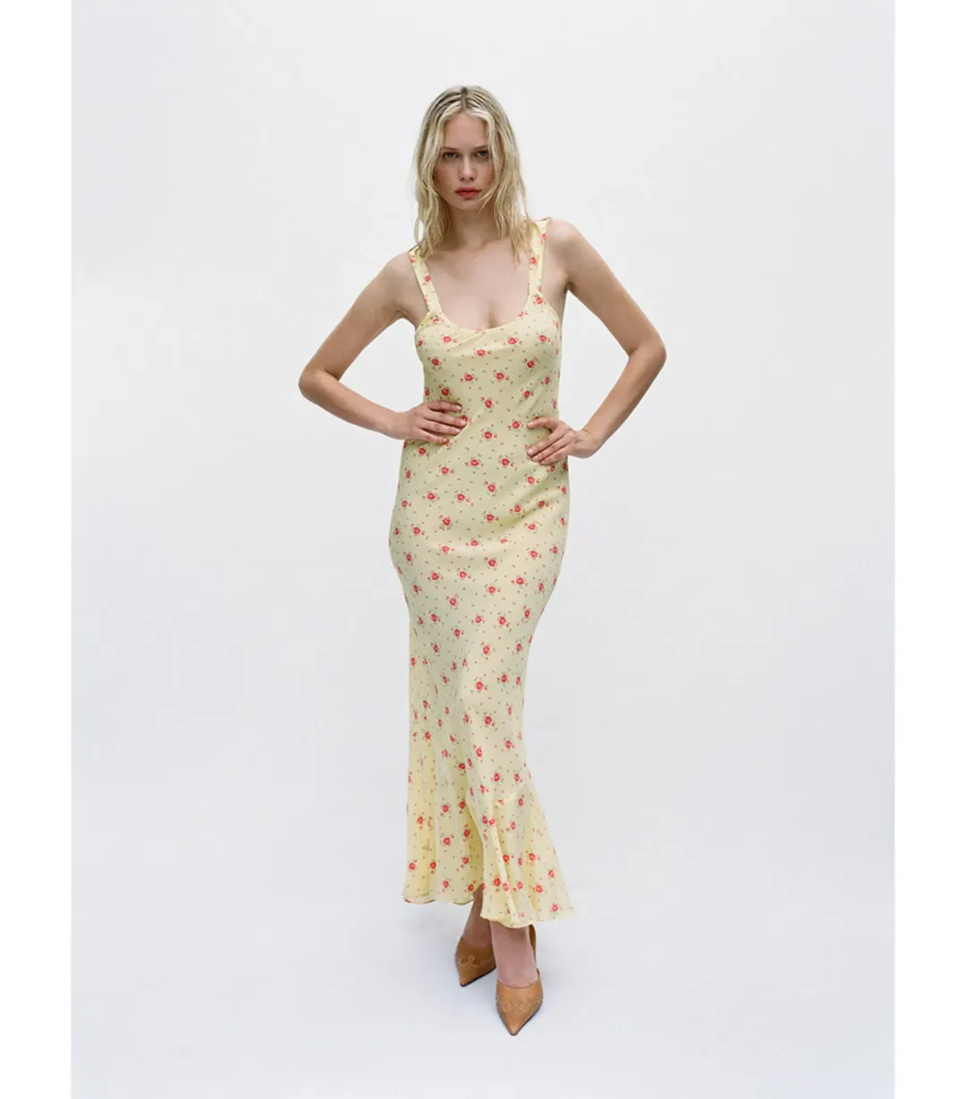Realisation Par Allegra Maxi Dress Yellow for rent on The Volte - main image