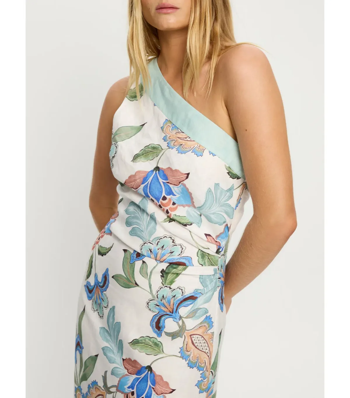 Kivari Azure Midi Dress Floral Size AU 12 - Image 4
