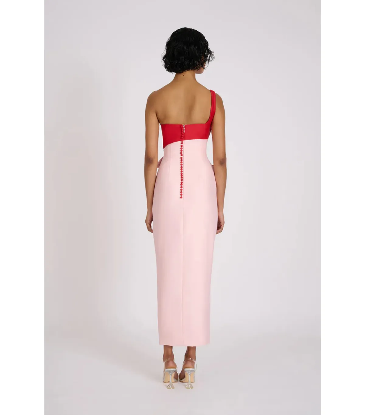 Eliya The Label Cartia Midi Dress Pink Size AU 8 - Image 3
